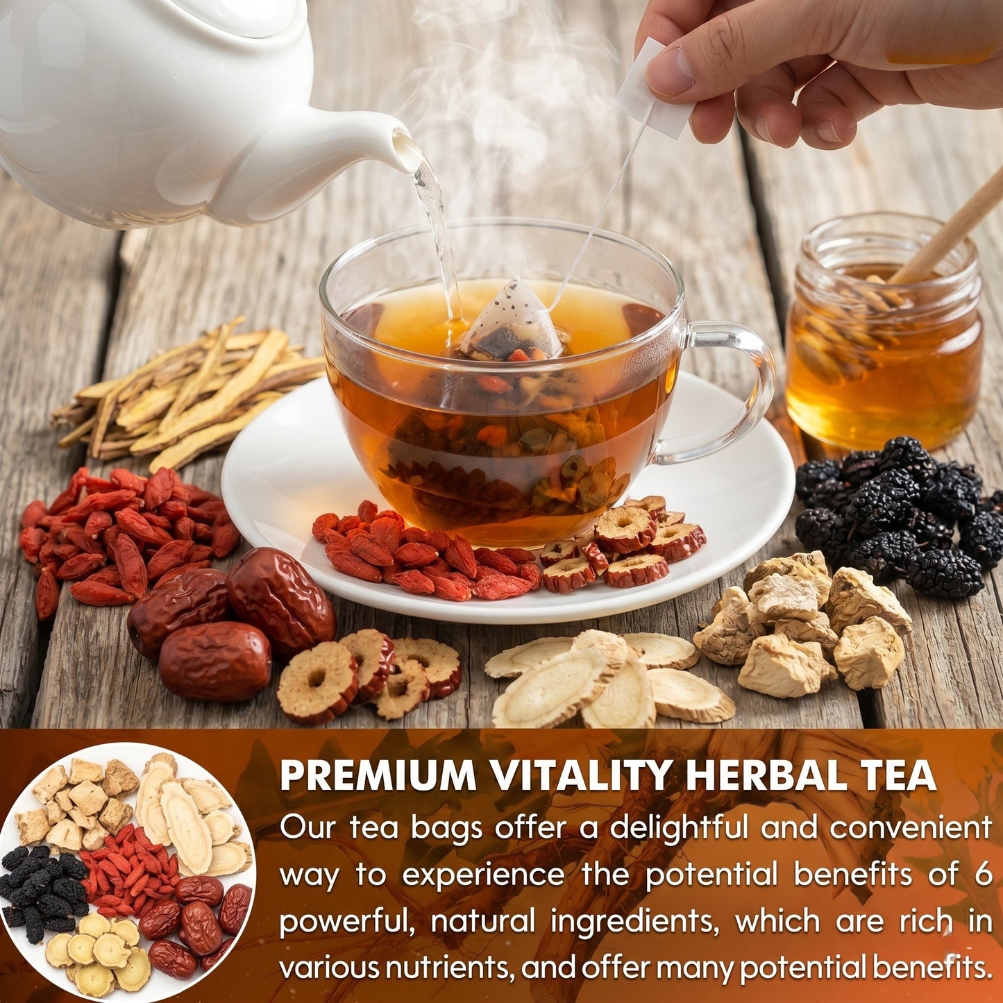 Ginseng Five Treasures Tea